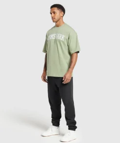 Heren Gymshark T-shirts*Collegiate T-Shirt