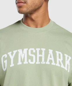 Heren Gymshark T-shirts*Collegiate T-Shirt