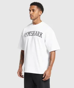 Heren Gymshark T-shirts*Collegiate T-Shirt