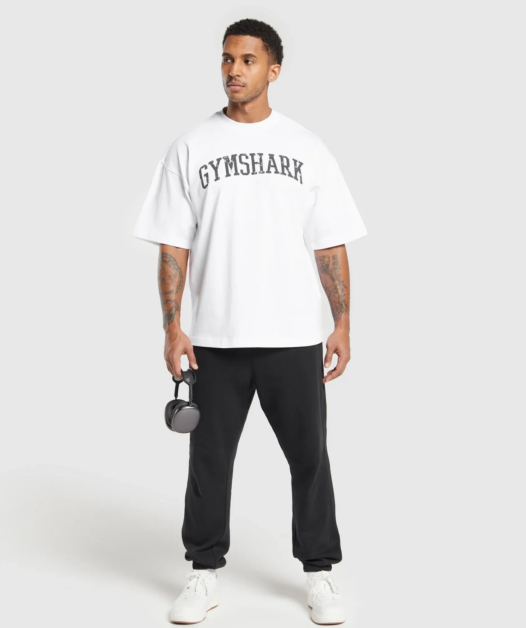 Heren Gymshark T-shirts*Collegiate T-Shirt