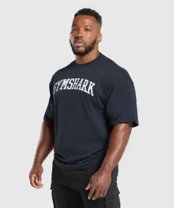 Heren Gymshark T-shirts*Collegiate T-Shirt