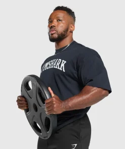 Heren Gymshark T-shirts*Collegiate T-Shirt