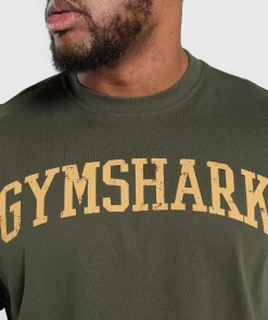 Heren Gymshark T-shirts*Collegiate T-Shirt