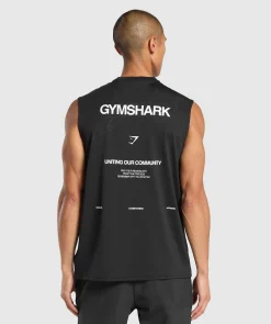 Heren Gymshark Tanktops|T-shirts*Conditioning Apparel Cut Off Tank