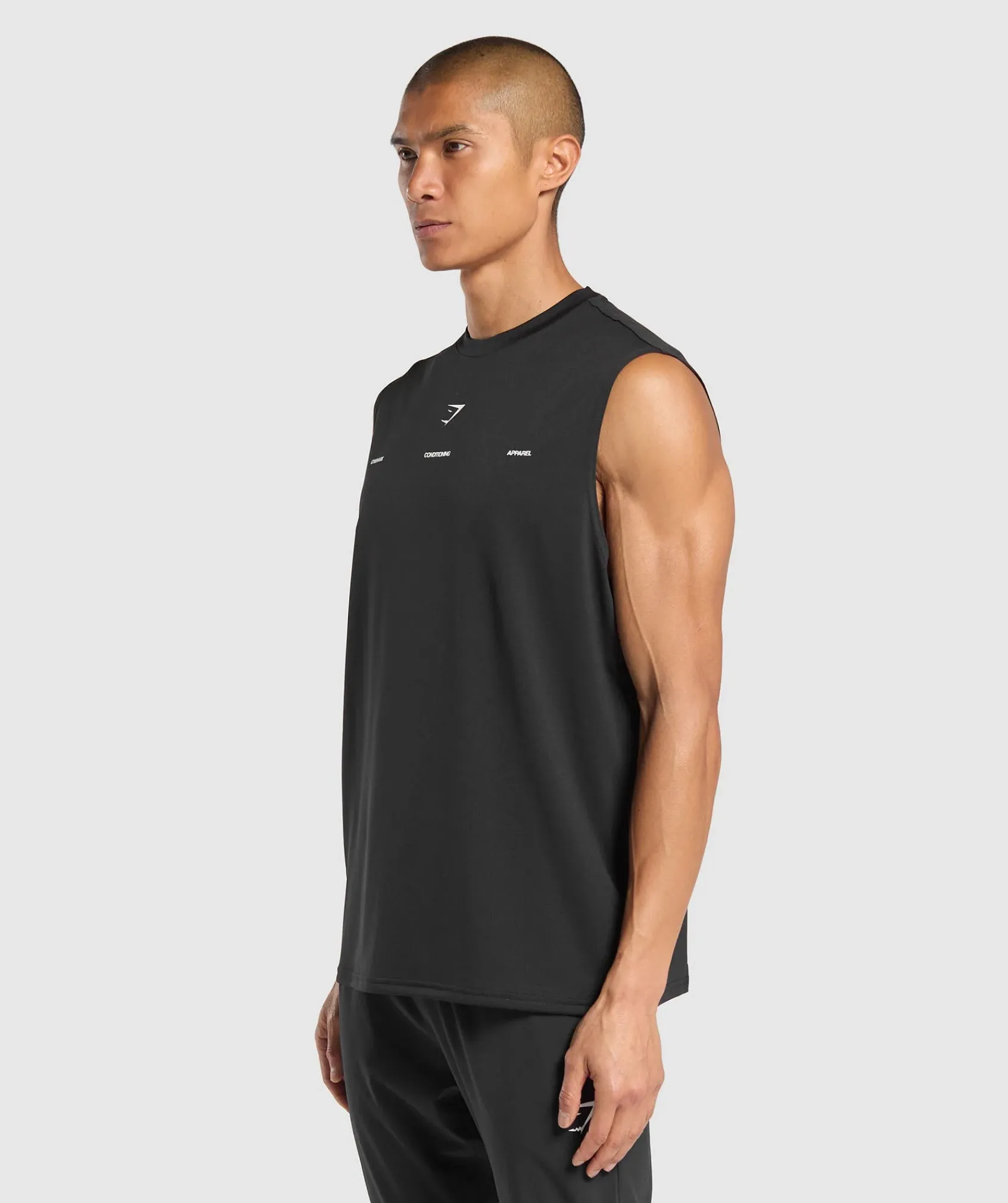 Heren Gymshark Tanktops|T-shirts*Conditioning Apparel Cut Off Tank