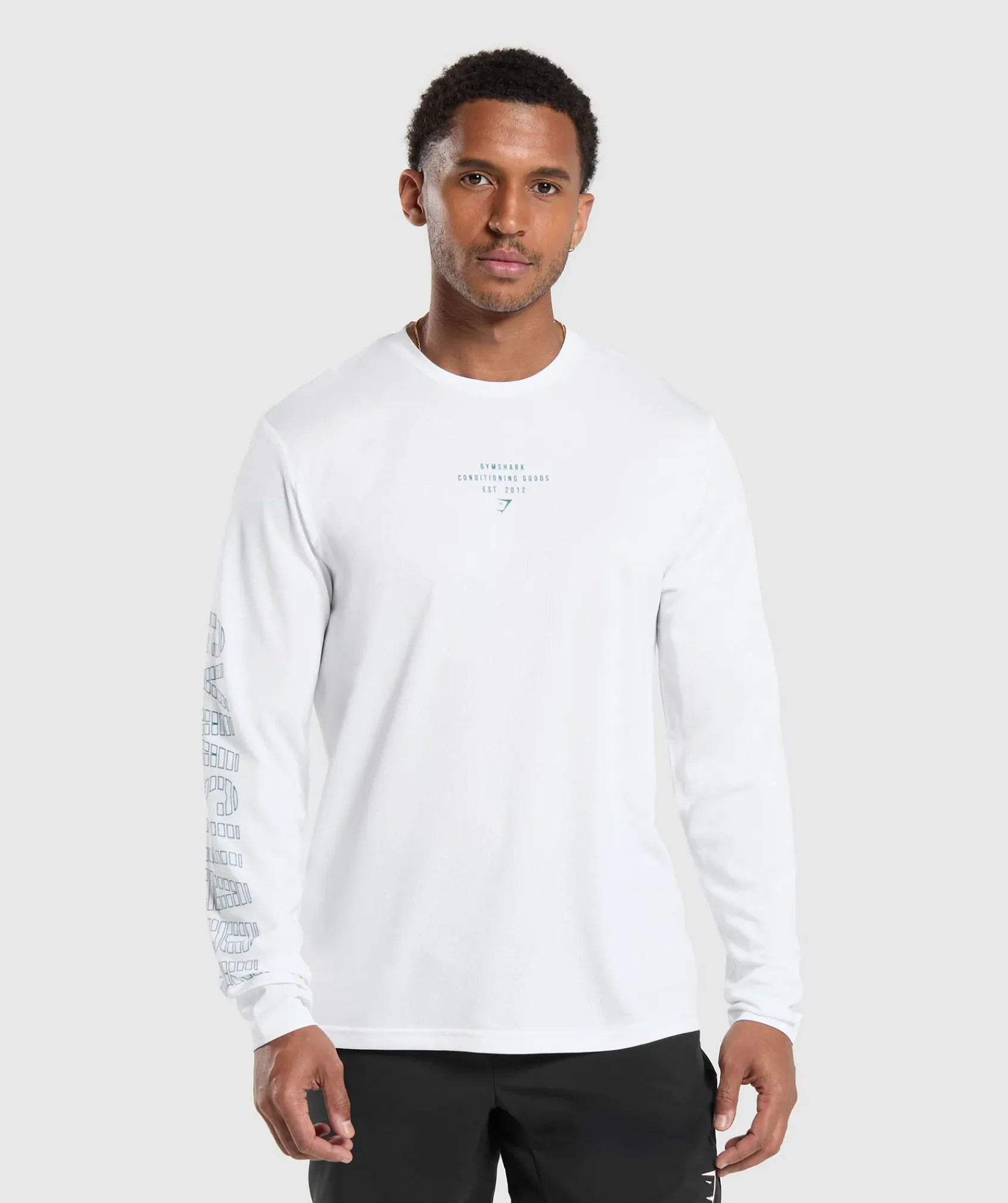 Heren Gymshark T-shirts*Conditioning Goods Long Sleeve T-Shirt