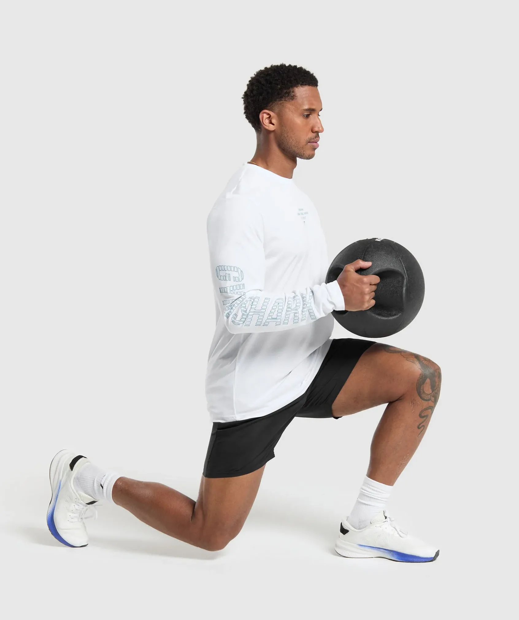 Heren Gymshark T-shirts*Conditioning Goods Long Sleeve T-Shirt