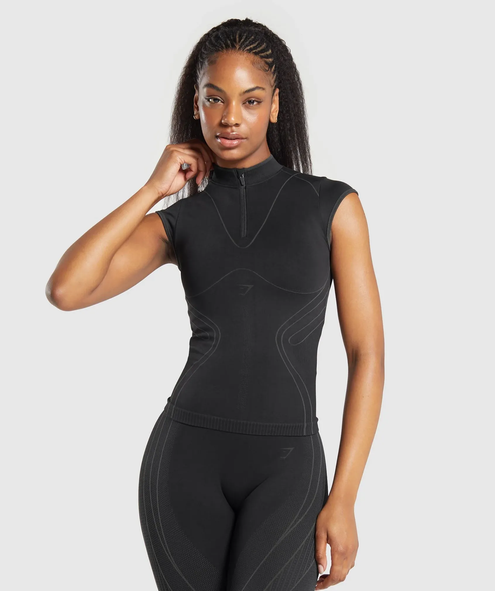 DAMES Gymshark T-shirts*Contour Heart Seamless Short Sleeve Top
