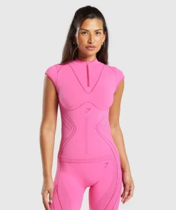 DAMES Gymshark T-shirts*Contour Heart Seamless Short Sleeve Top