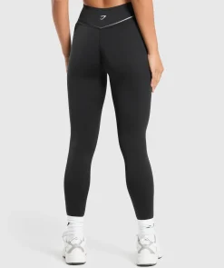 DAMES Gymshark Leggings|Zwarte Leggings*Contour Leggings
