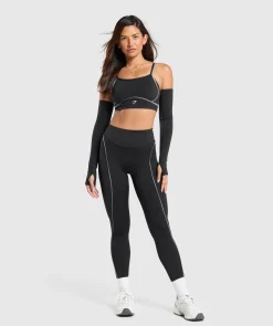 DAMES Gymshark Leggings|Zwarte Leggings*Contour Leggings