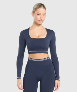 DAMES Gymshark Croptops*Contrast Seamless Crop Top