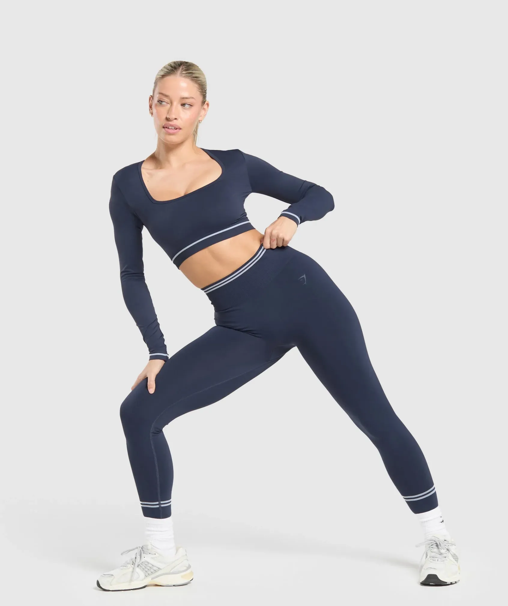 DAMES Gymshark Croptops*Contrast Seamless Crop Top