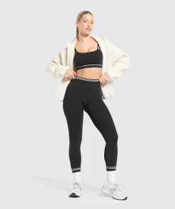 DAMES Gymshark Leggings|Naadloze Leggings*Contrast Seamless Leggings
