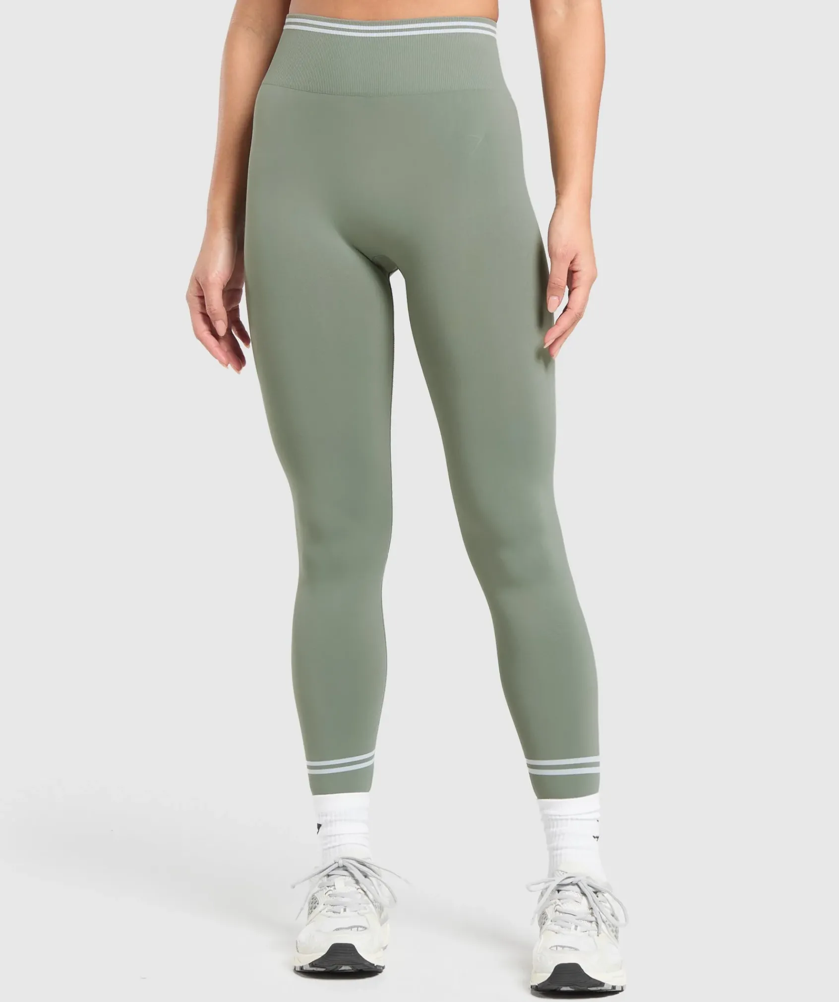 DAMES Gymshark Leggings|Naadloze Leggings*Contrast Seamless Leggings