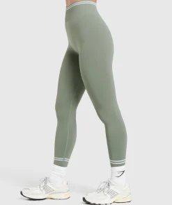 DAMES Gymshark Leggings|Naadloze Leggings*Contrast Seamless Leggings