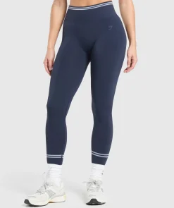 DAMES Gymshark Leggings|Naadloze Leggings*Contrast Seamless Leggings