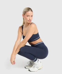 DAMES Gymshark Leggings|Naadloze Leggings*Contrast Seamless Leggings