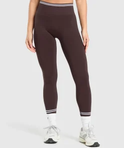 DAMES Gymshark Leggings|Naadloze Leggings*Contrast Seamless Leggings