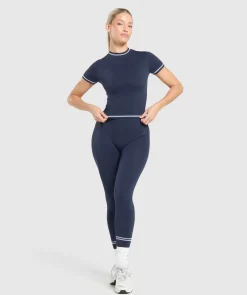 DAMES Gymshark T-shirts*Contrast Seamless Midi Tee