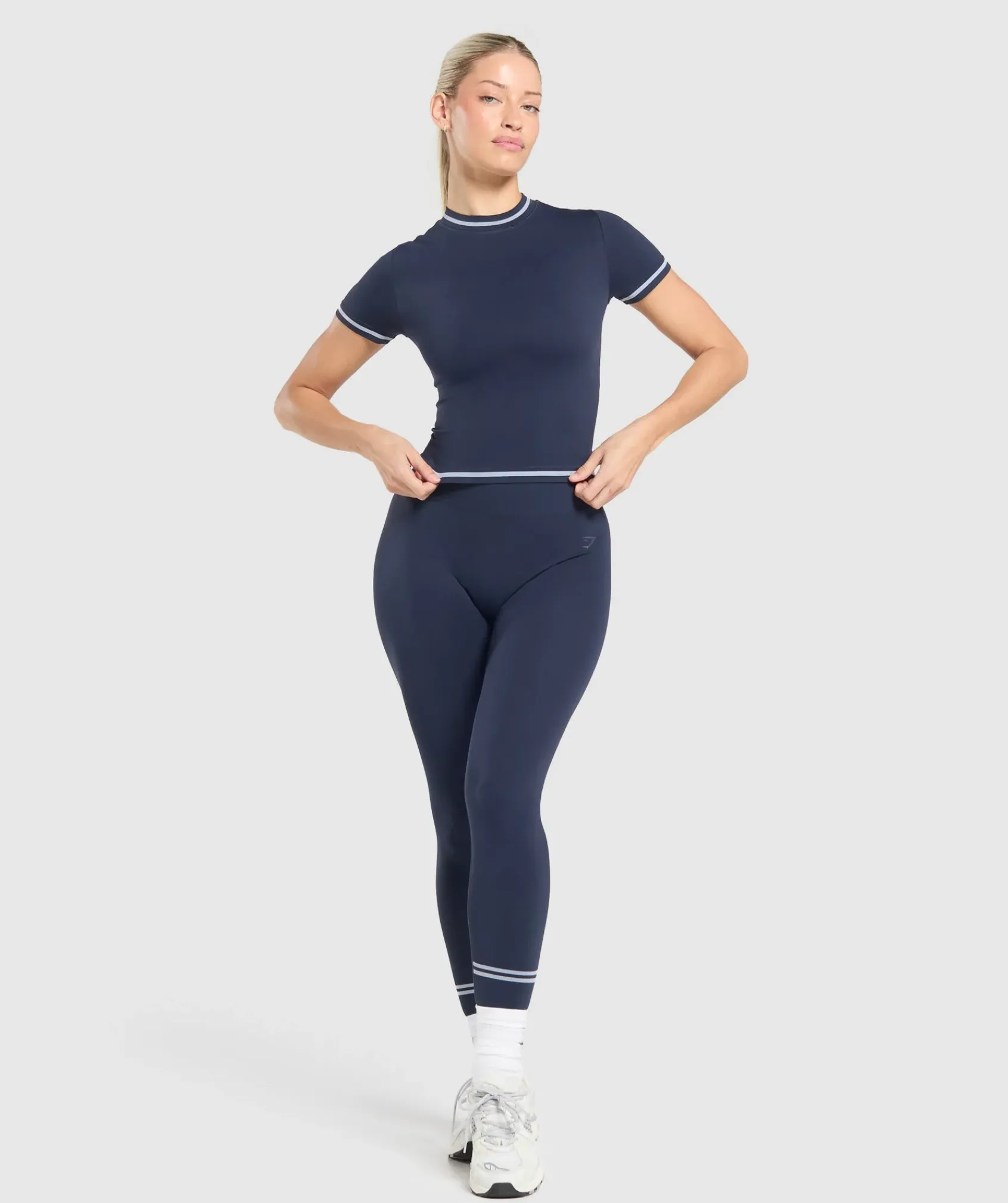 DAMES Gymshark T-shirts*Contrast Seamless Midi Tee