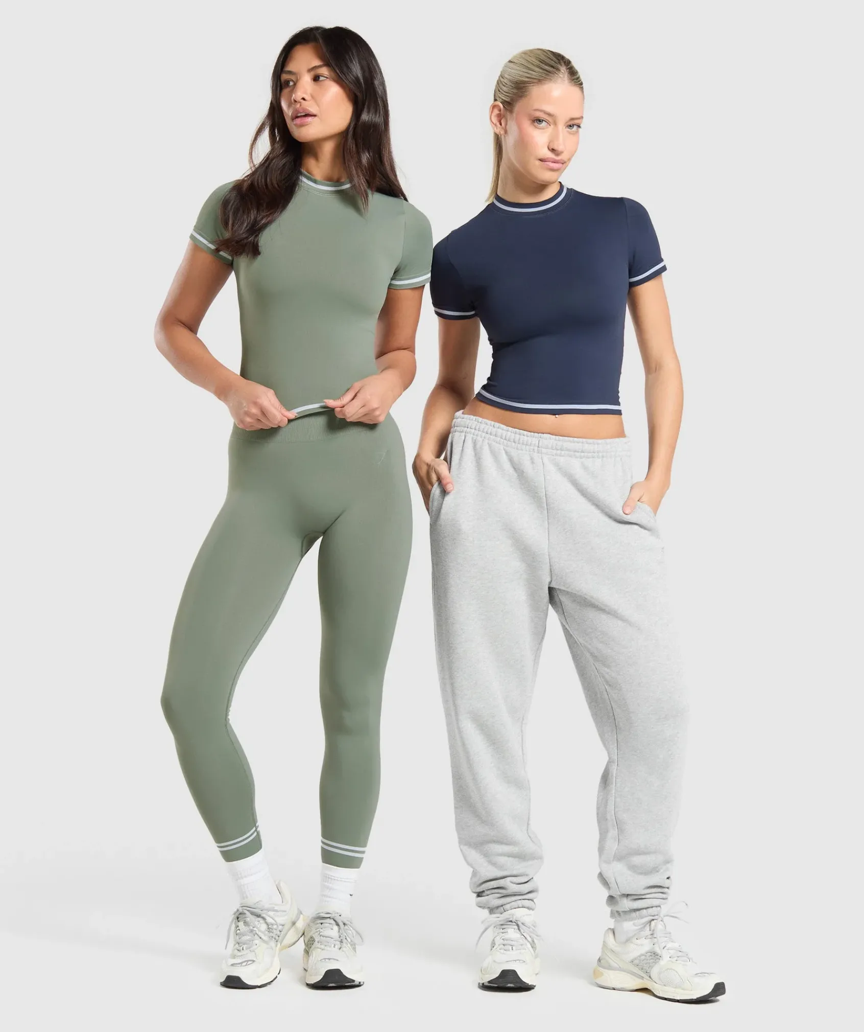 DAMES Gymshark T-shirts*Contrast Seamless Midi Tee