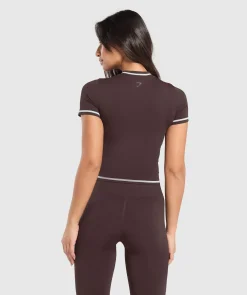 DAMES Gymshark T-shirts*Contrast Seamless Midi Tee