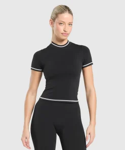 DAMES Gymshark T-shirts*Contrast Seamless Midi Tee