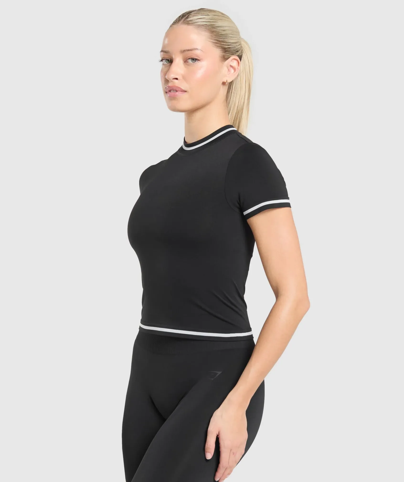 DAMES Gymshark T-shirts*Contrast Seamless Midi Tee