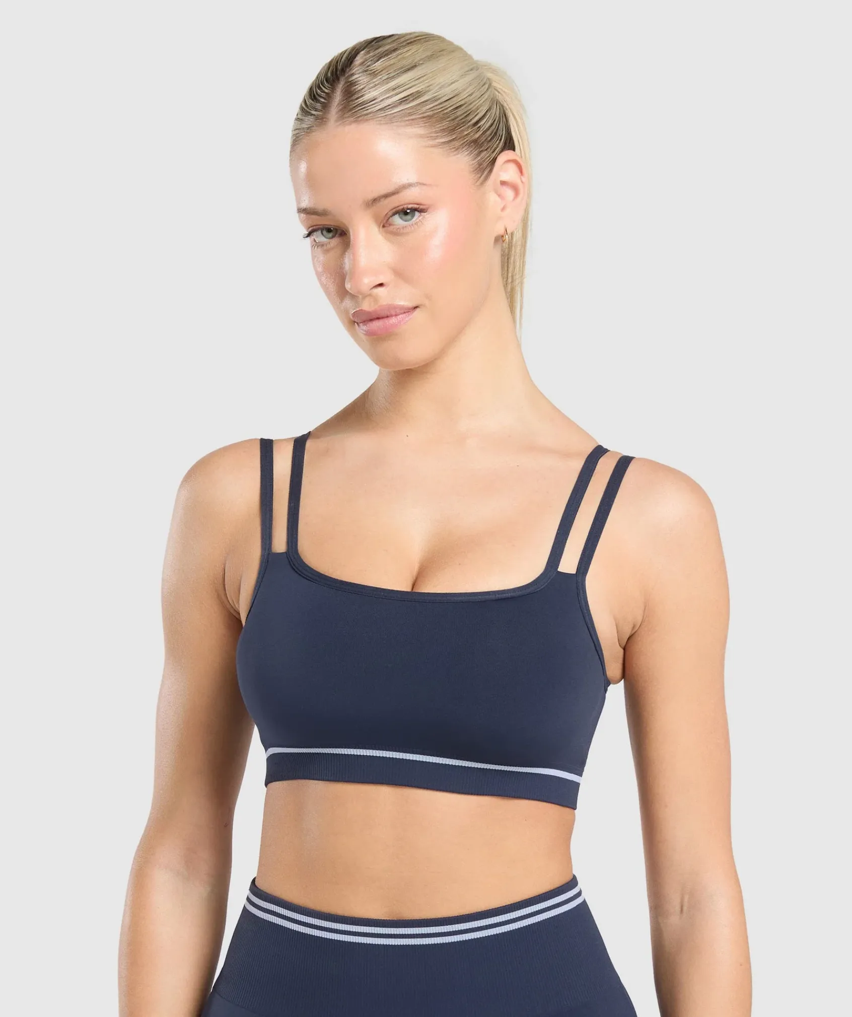 DAMES Gymshark Croptops|Sport-bh's*Contrast Seamless Sports Bra
