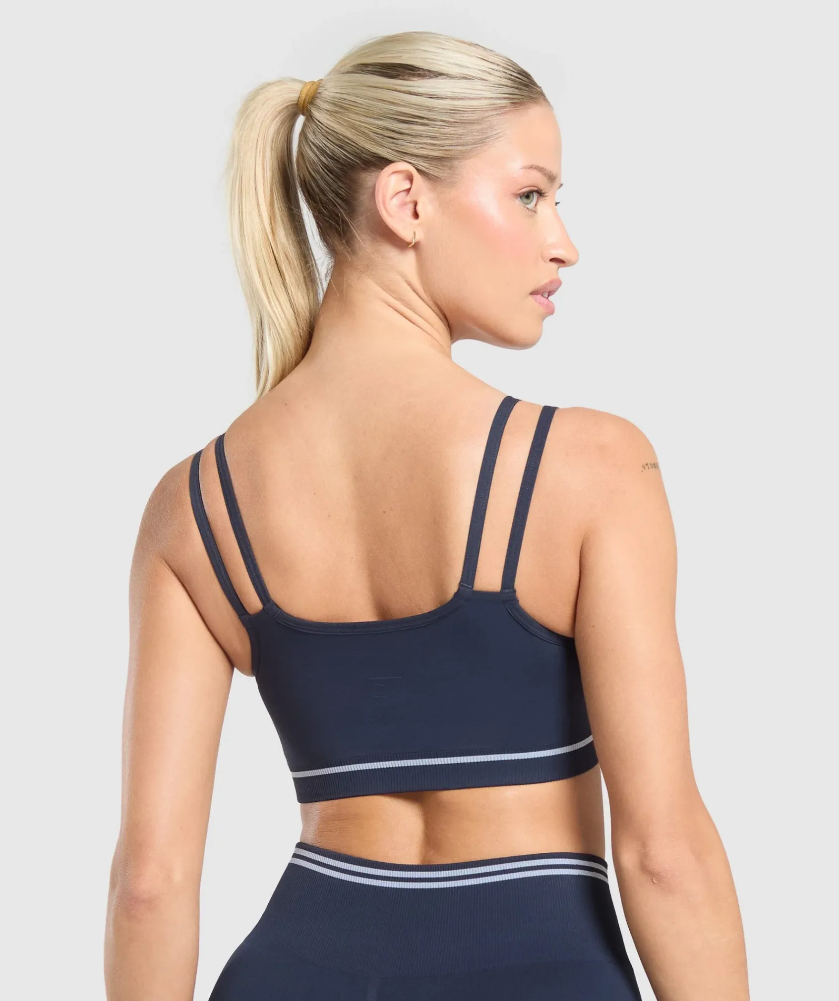 DAMES Gymshark Croptops|Sport-bh's*Contrast Seamless Sports Bra