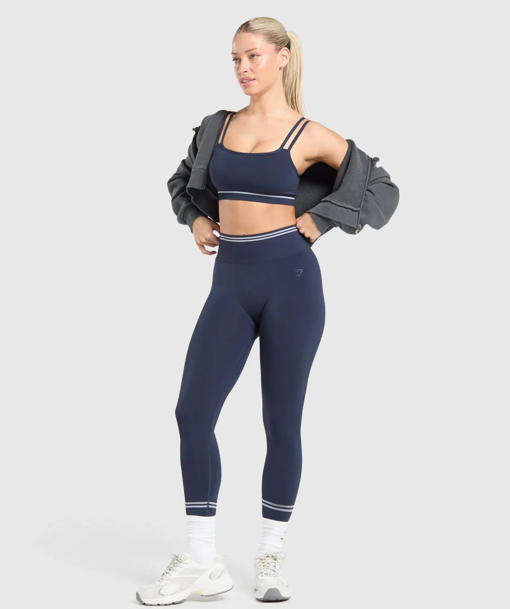 DAMES Gymshark Croptops|Sport-bh's*Contrast Seamless Sports Bra