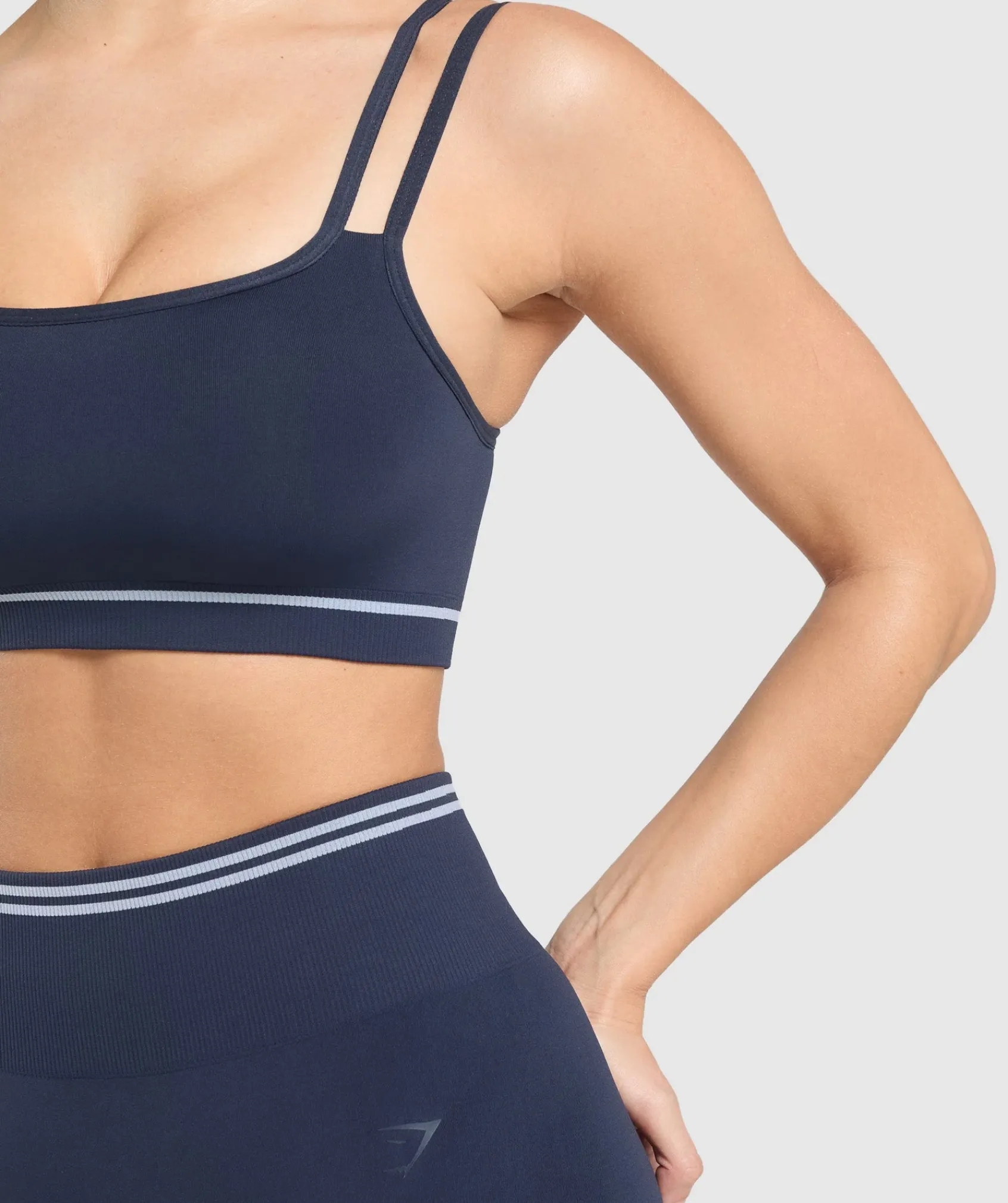 DAMES Gymshark Croptops|Sport-bh's*Contrast Seamless Sports Bra