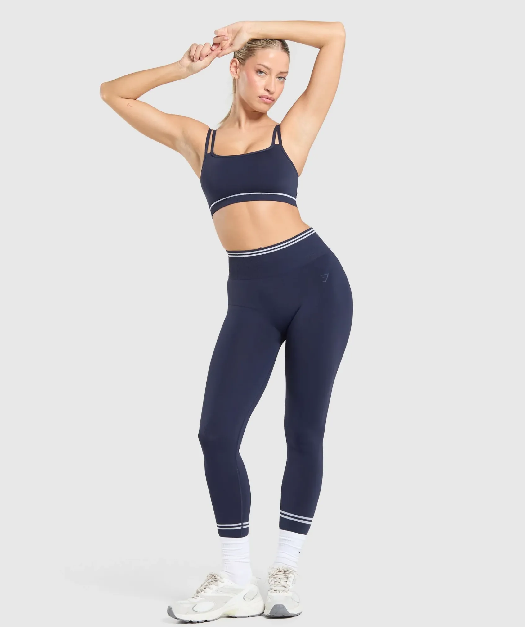 DAMES Gymshark Croptops|Sport-bh's*Contrast Seamless Sports Bra
