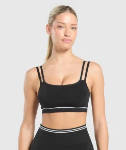 DAMES Gymshark Croptops|Sport-bh's*Contrast Seamless Sports Bra