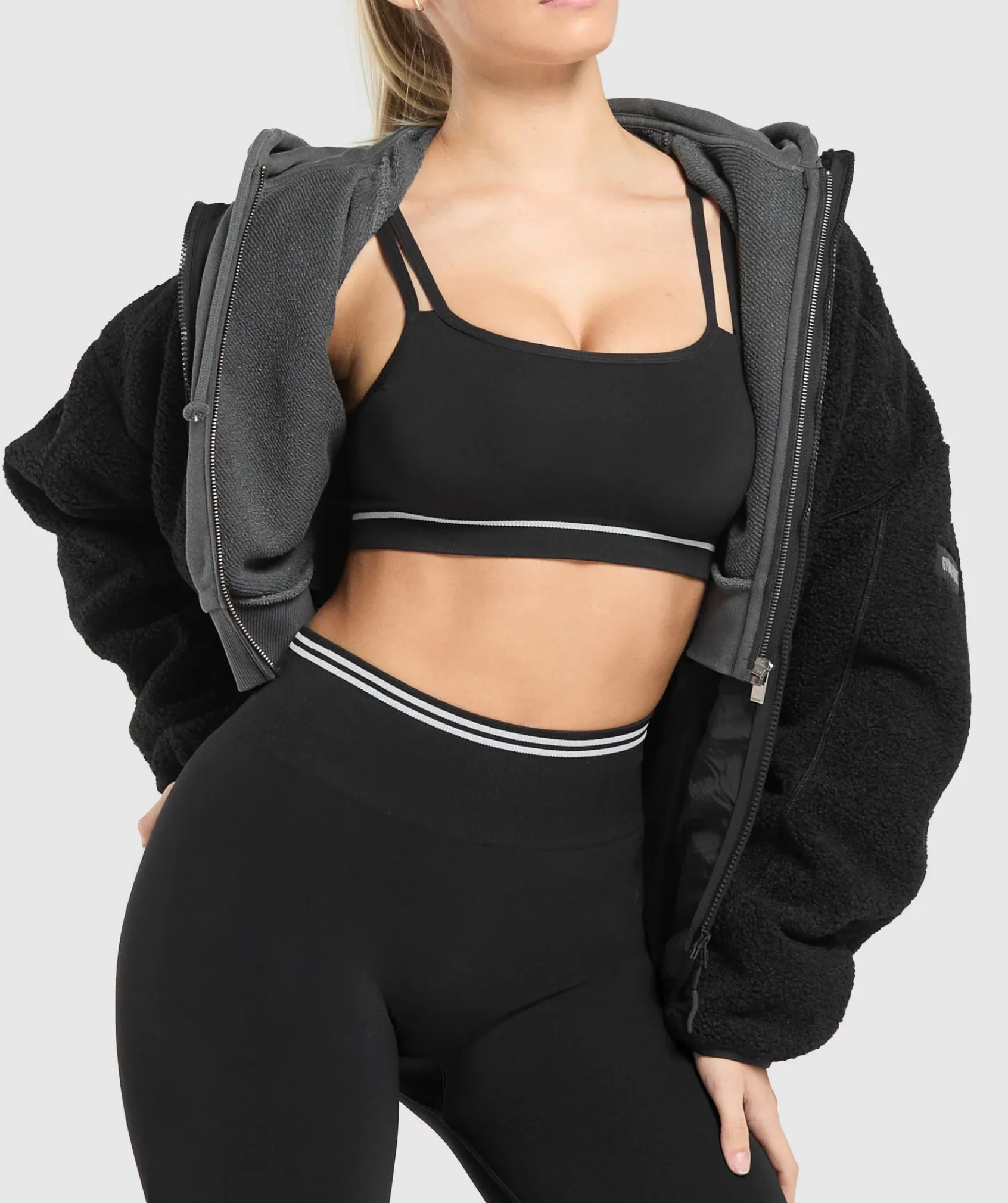 DAMES Gymshark Croptops|Sport-bh's*Contrast Seamless Sports Bra