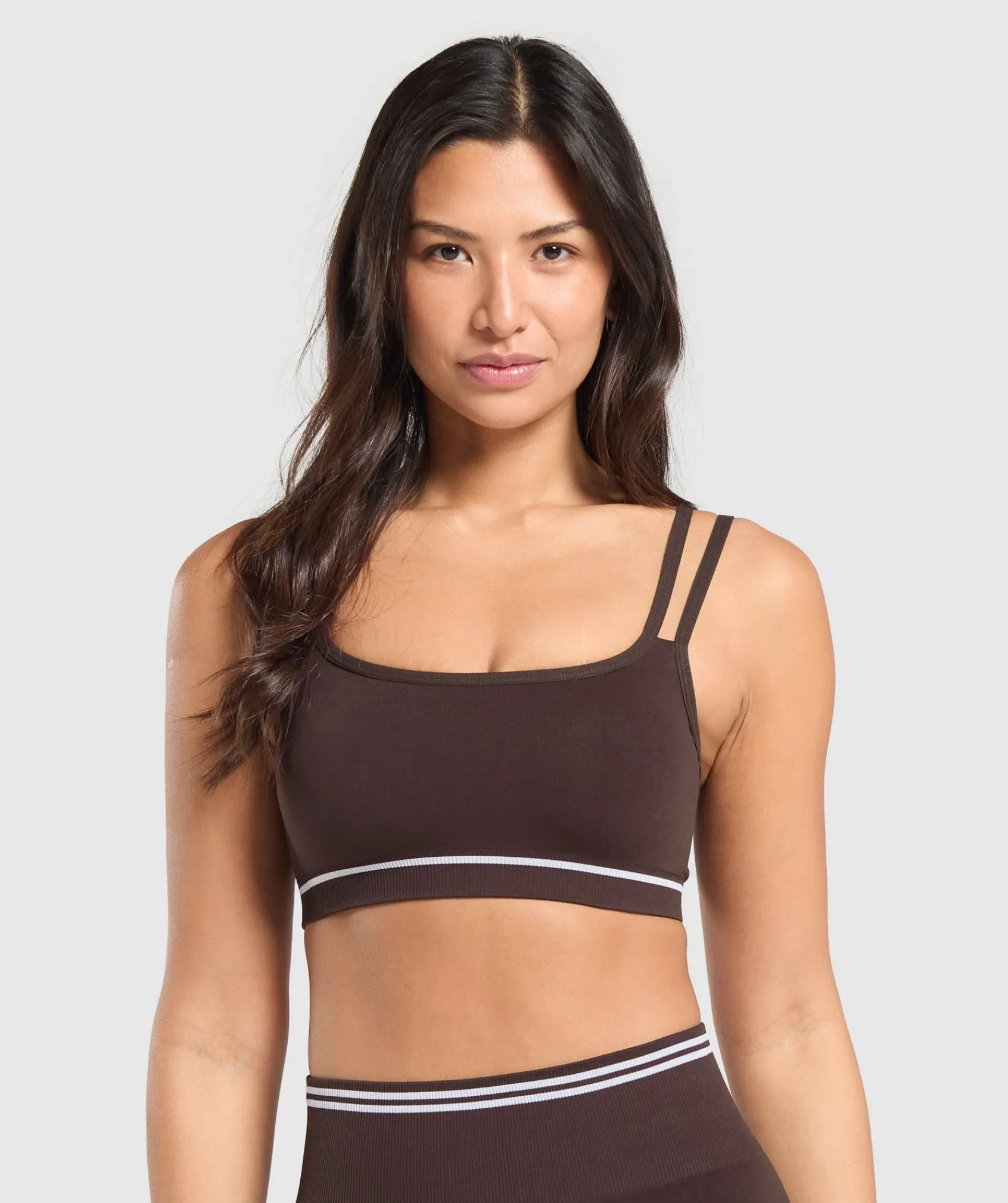 DAMES Gymshark Croptops|Sport-bh's*Contrast Seamless Sports Bra