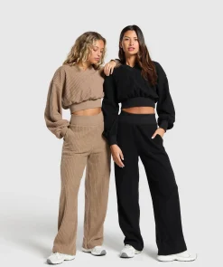 DAMES Gymshark Joggingbroeken*Cord Flared Trousers