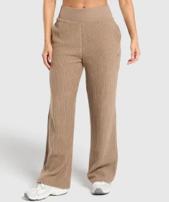 DAMES Gymshark Joggingbroeken*Cord Flared Trousers