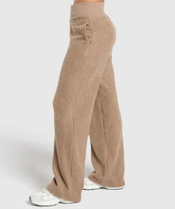 DAMES Gymshark Joggingbroeken*Cord Flared Trousers