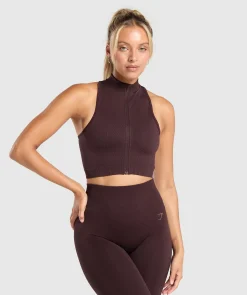 DAMES Gymshark Croptops|Tanktops*Corset Seamless Crop Tank