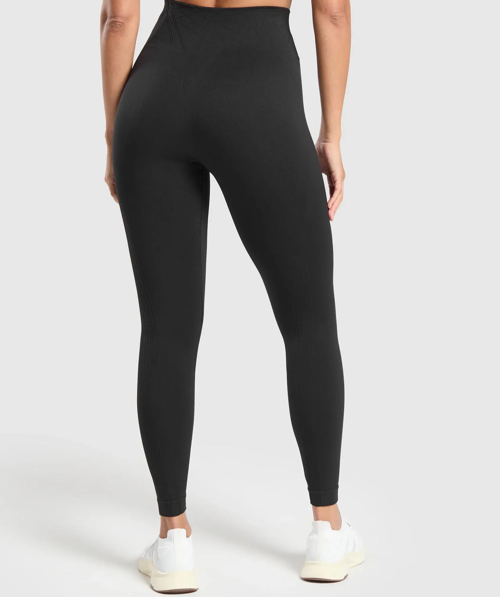 DAMES Gymshark Leggings|Zwarte Leggings*Corset Seamless Leggings