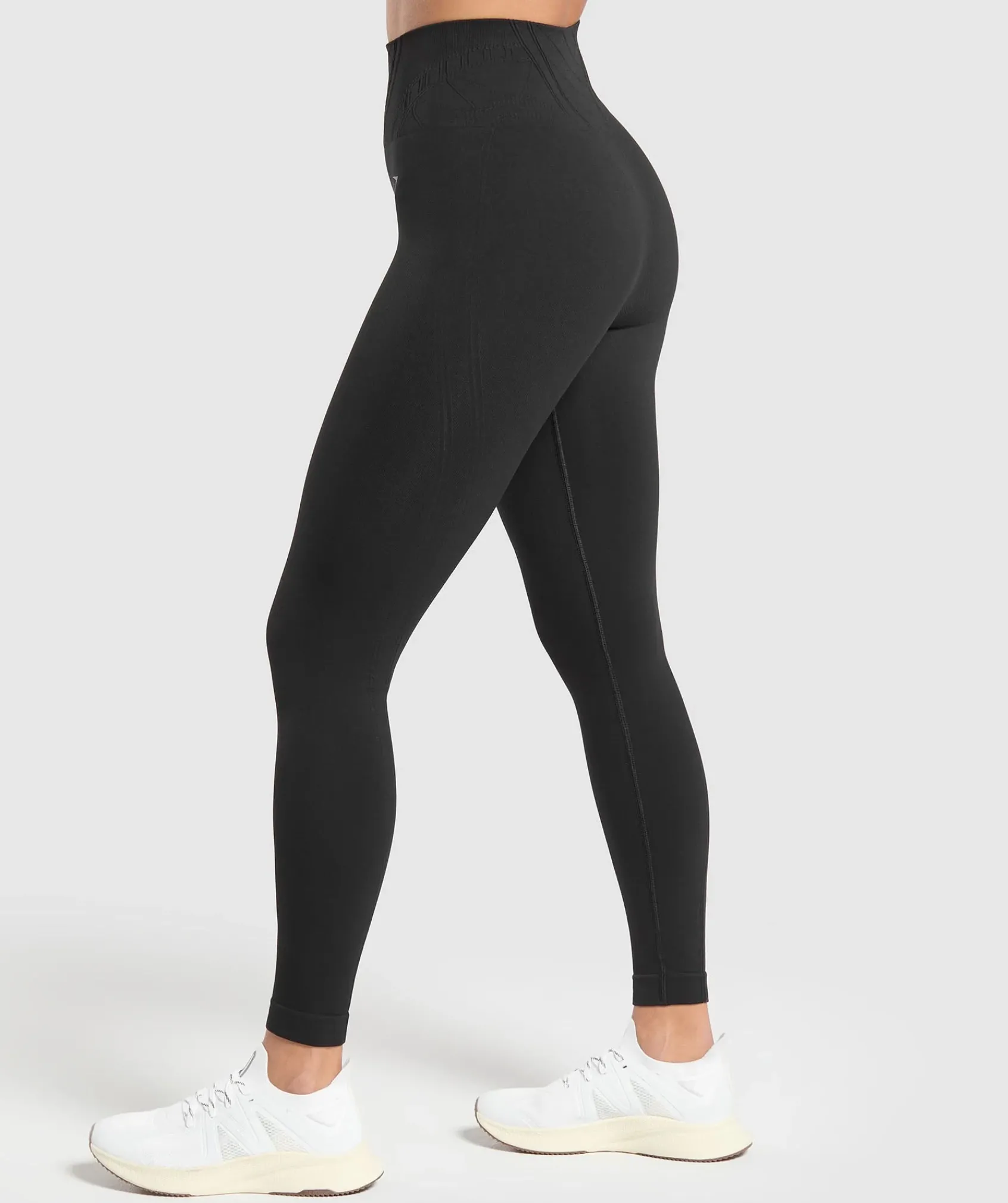 DAMES Gymshark Leggings|Zwarte Leggings*Corset Seamless Leggings