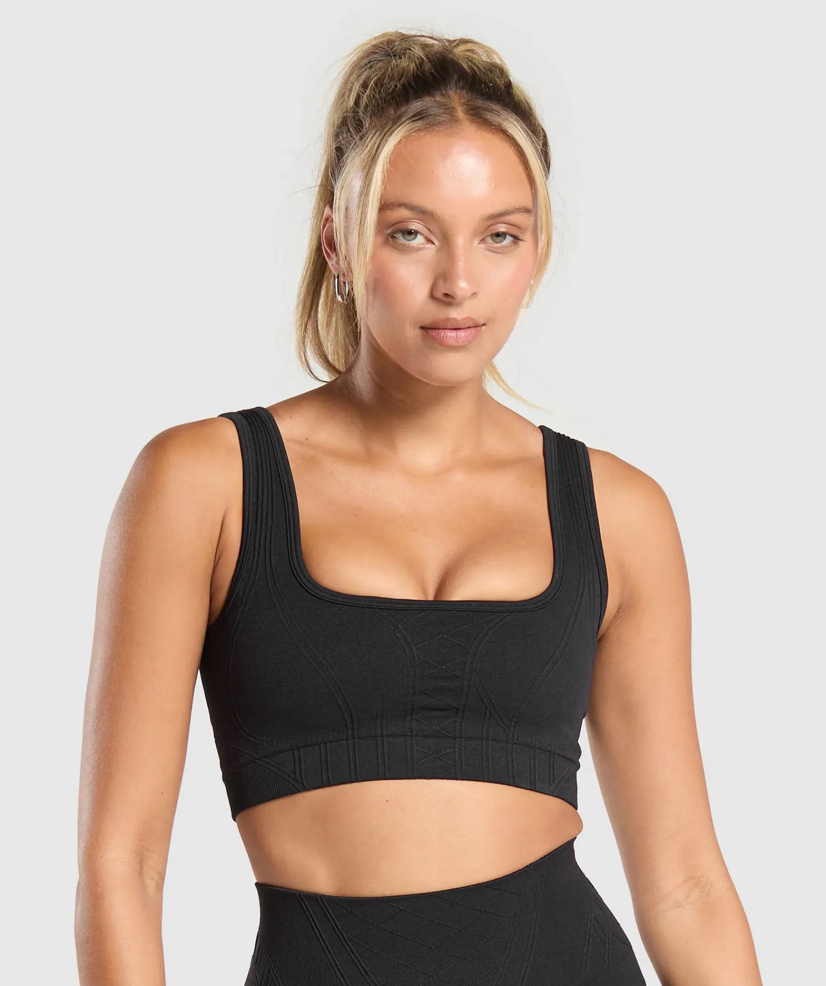 DAMES Gymshark Sport-bh's*Corset Seamless Sports Bra