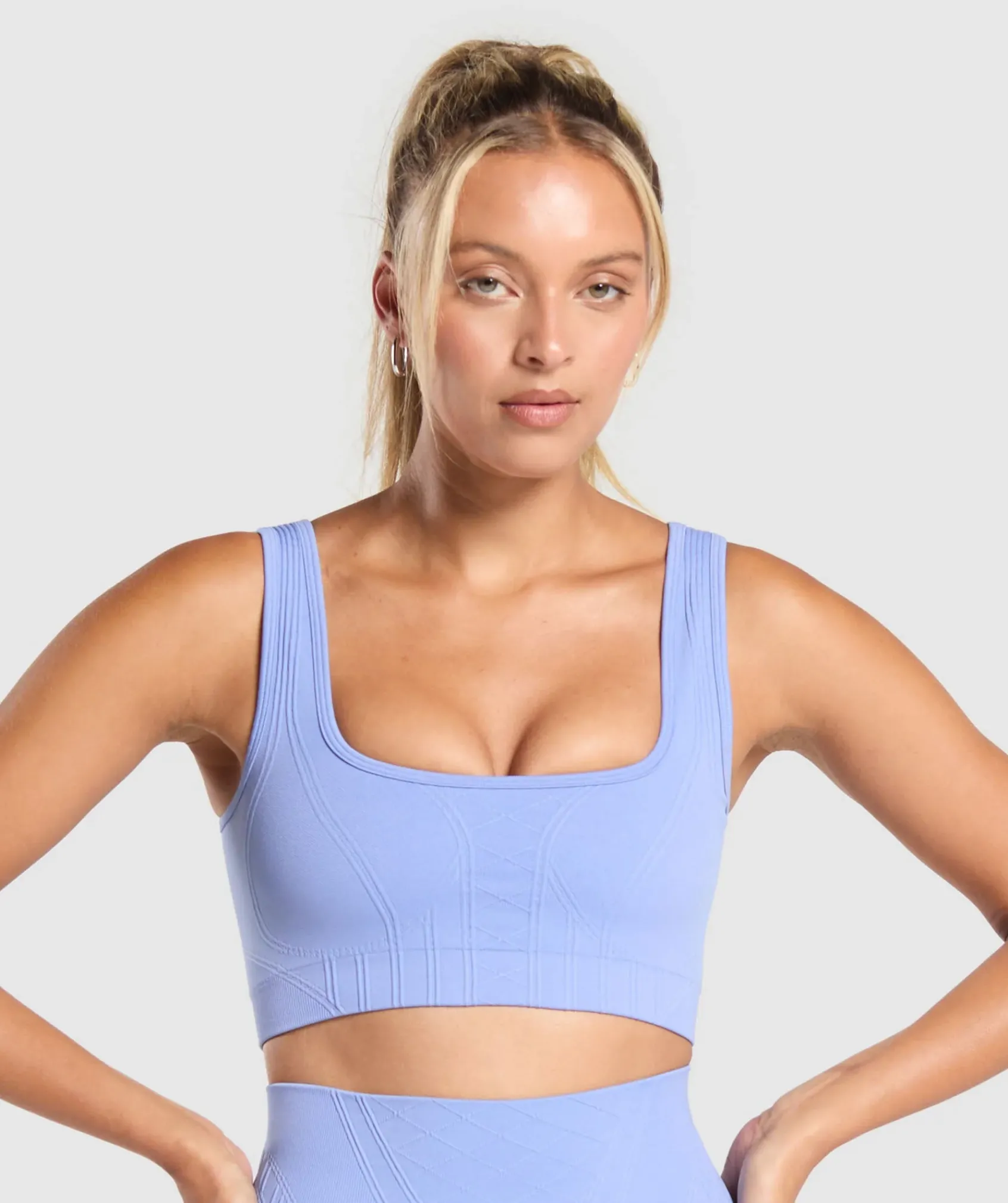 DAMES Gymshark Sport-bh's*Corset Seamless Sports Bra