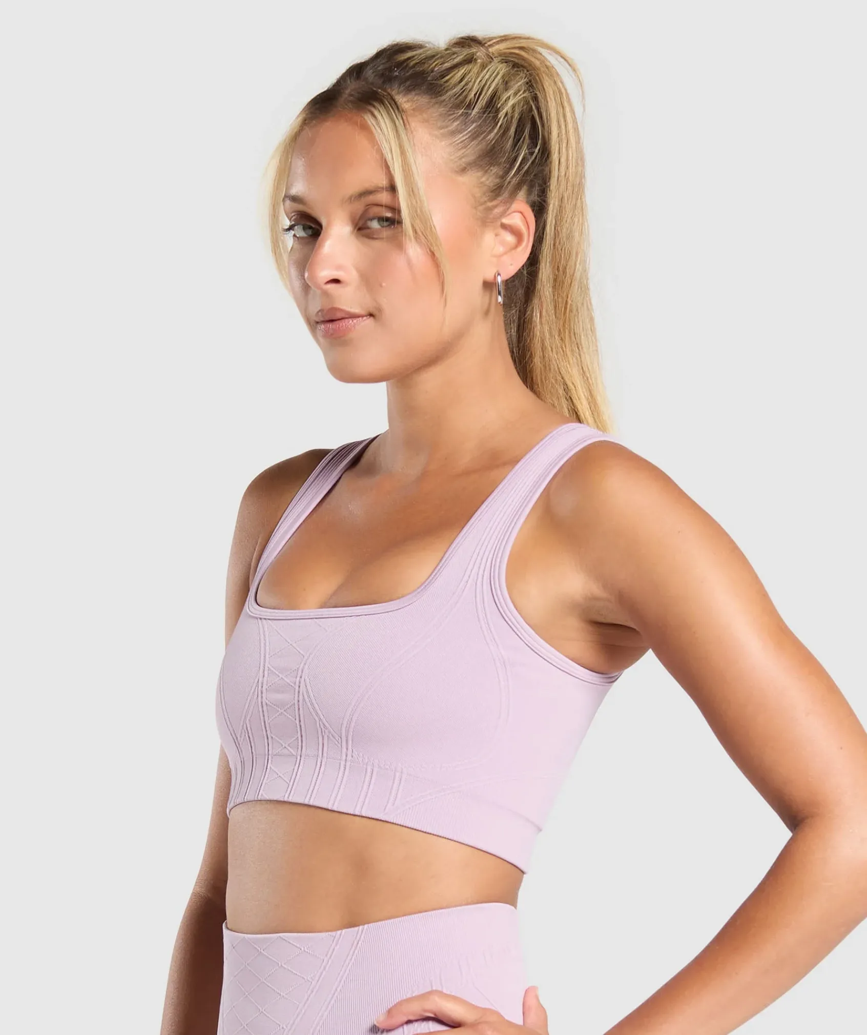 DAMES Gymshark Sport-bh's*Corset Seamless Sports Bra