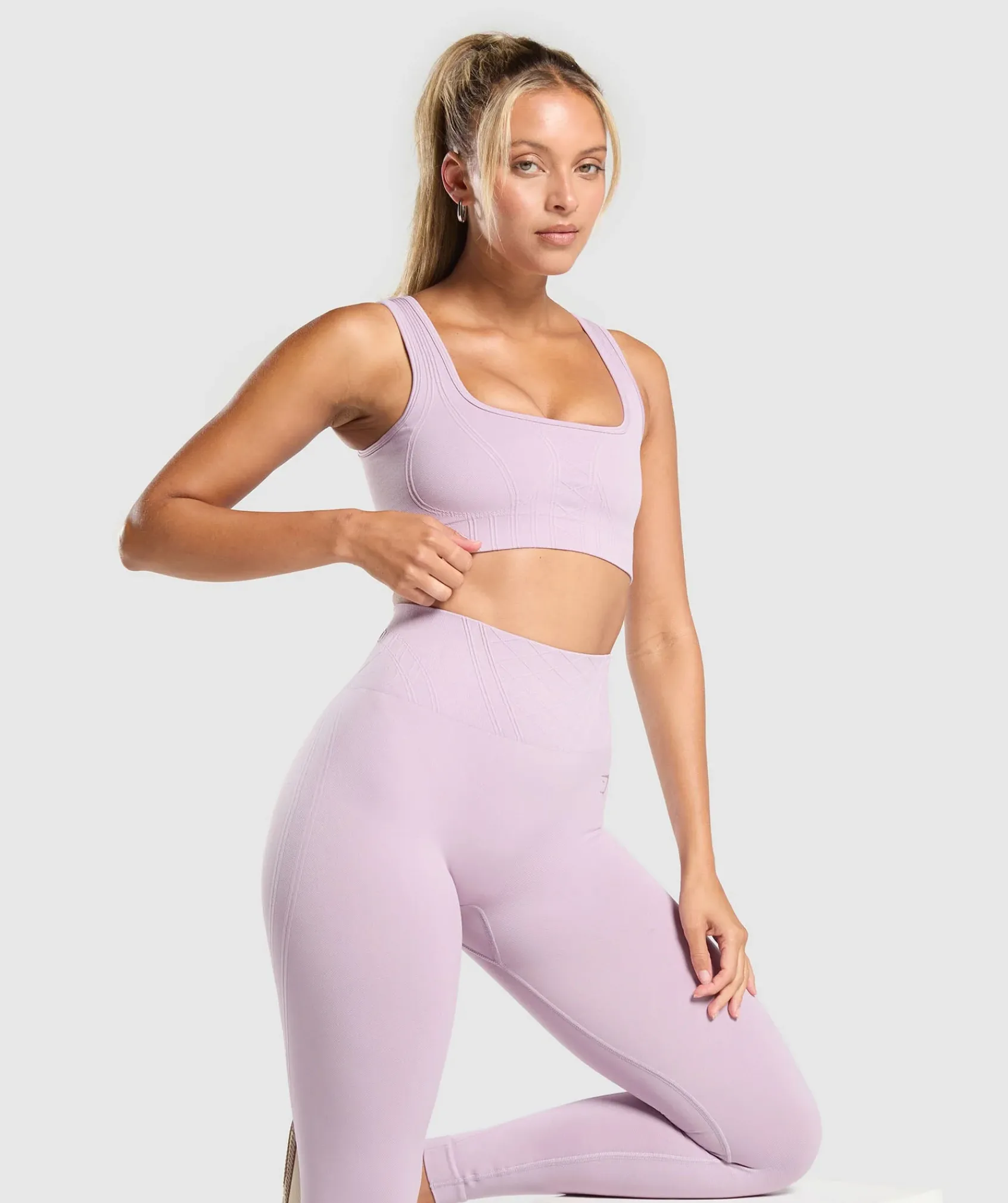 DAMES Gymshark Sport-bh's*Corset Seamless Sports Bra