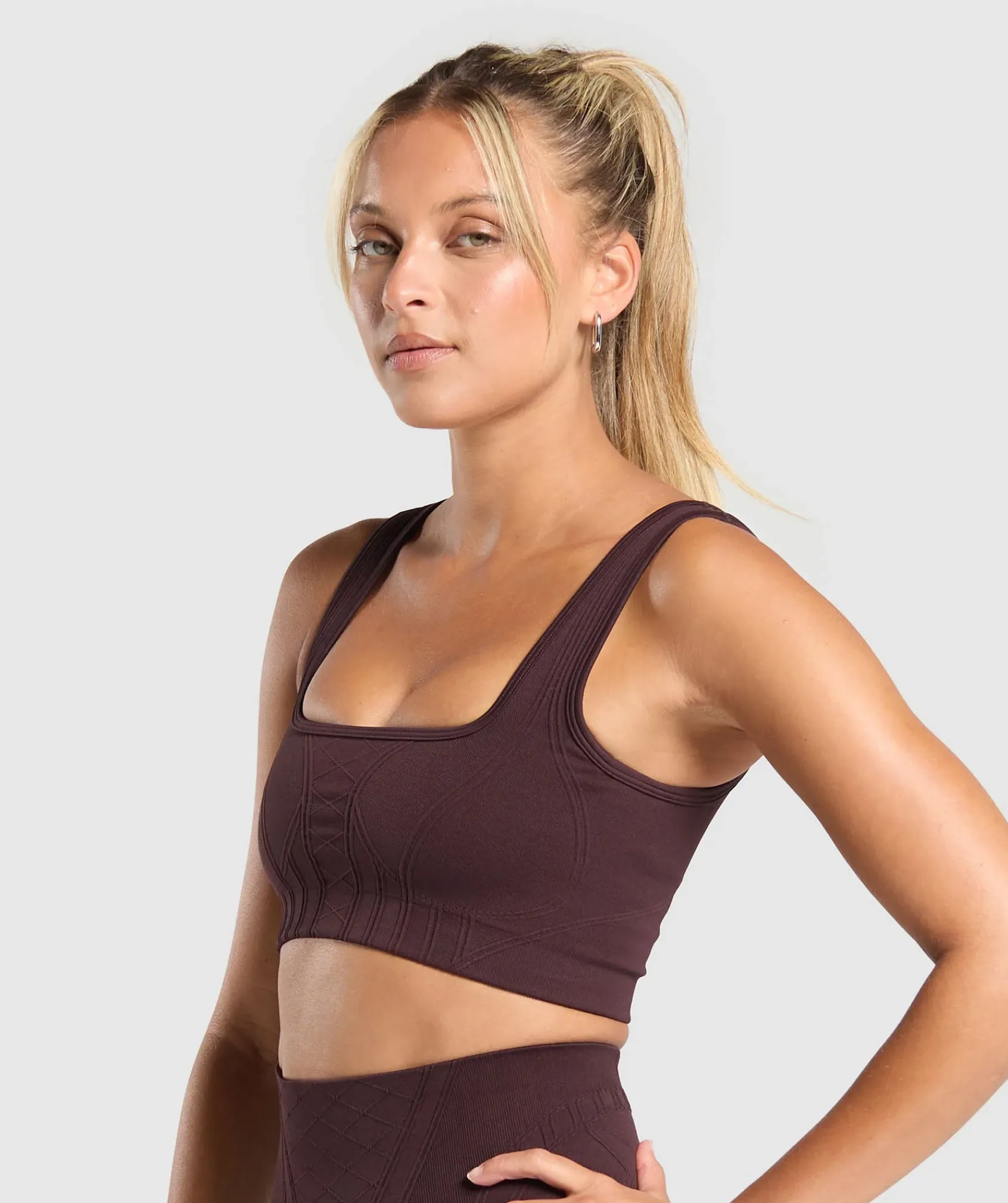 DAMES Gymshark Sport-bh's*Corset Seamless Sports Bra