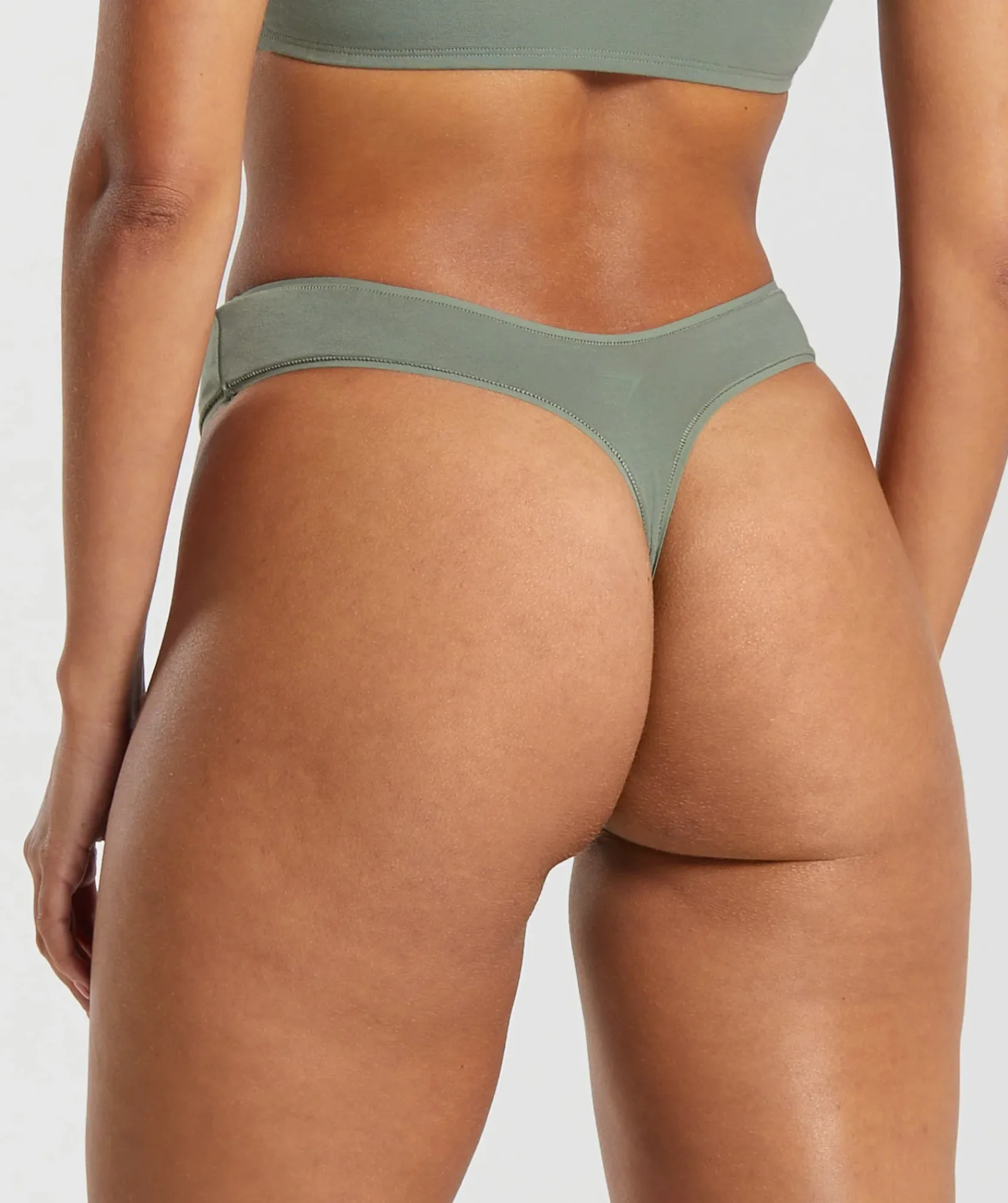 DAMES Gymshark Ondergoed|Dames Ondergoed*Cotton Dipped Front Thong