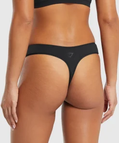 DAMES Gymshark Ondergoed|Dames Ondergoed*Cotton Dipped Front Thong